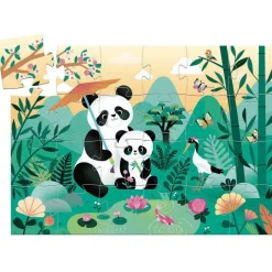 Puzzle Silueta · Leo el Panda