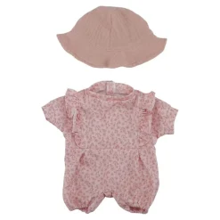 Ropita muñeca rosa flores · Little Dutch