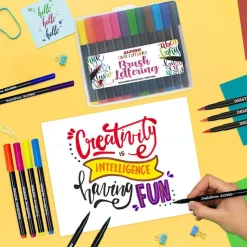 Rotuladores Alpino Brush lettering 12 colores