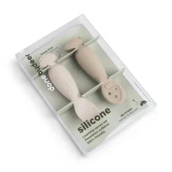 Set 2 cucharas aprendizaje silicona Tiny farm Sand · Done by Deer