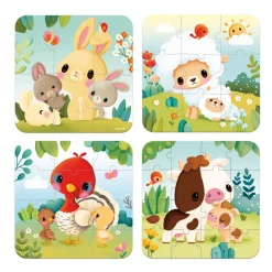 Set 4 Puzzles - La granja · Janod