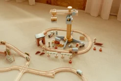 Set Construcción con grúa FSC · Little Dutch