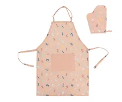 Set Delantal Funny Letters