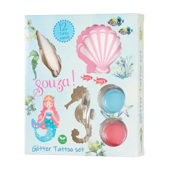 Set tatuajes purpurina Sirenas · Souza