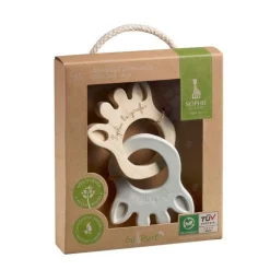 Silueta Anillo Caucho & Madera Sophie la girafe