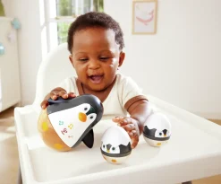 Sonajeros Tentetieso Penguin Family · Hape