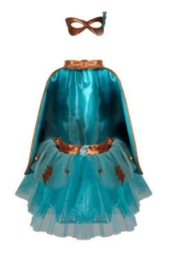 Super Duper Tutú, capa y máscara Turquesa · Great Pretenders 4-6 años