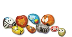Taller de pintar animales con piedras · 4M