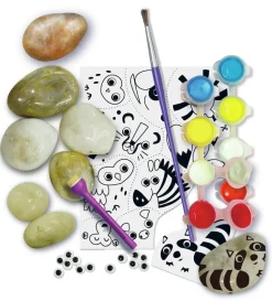 Taller de pintar animales con piedras · 4M