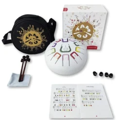 Tambú 8" 11 notas - Blanco Mate