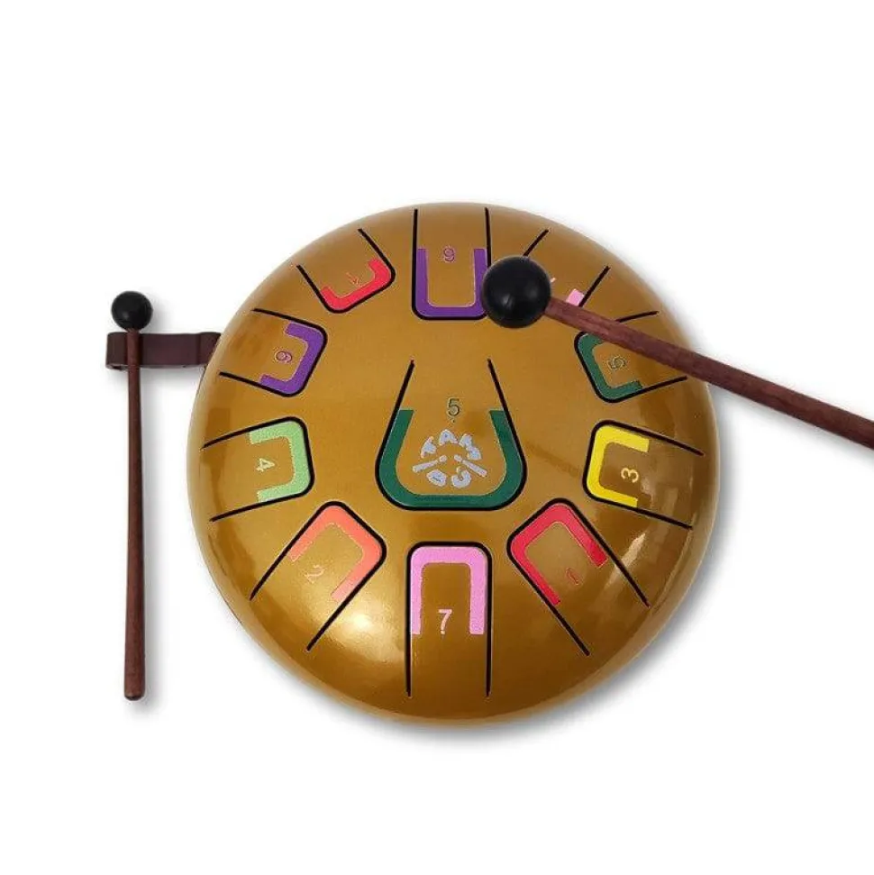 Tambú 8" 11 notas - Color Oro