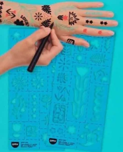 Tattoos temporales Flower Power · Omy