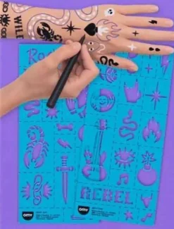 Tattoos temporales Rock Club · Omy