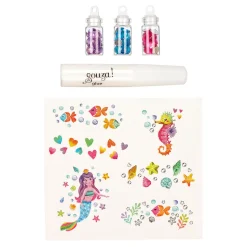 Tatuaje temporal Sirena · Souza