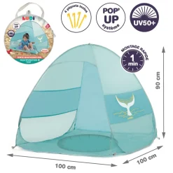 Tienda Multifunción Ballena con techo UV 50 · Ludi
