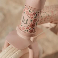 Triciclo con barra Rosa Flores · Little Dutch