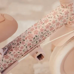 Triciclo con barra Rosa Flores · Little Dutch
