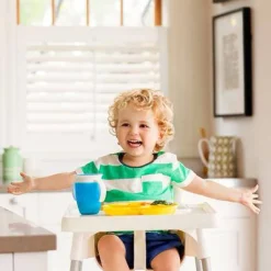 Vaso Antiderrame con Asa Miracle 360º Verde Pastel · Munchkin