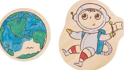 Vida en Marte Cuentos Imanes de madera · Hape