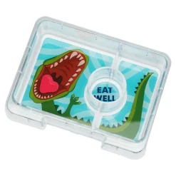 Yumbox Snack 3 compartimentos Green Dinos