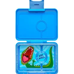 Yumbox Snack 3 compartimentos Surf Blue Dinos