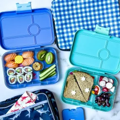Yumbox Tapas 4 compartimentos Antibes Blue + Rainbow