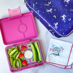 Yumbox Tapas 4 compartimentos Malibú Fucsia + Rainbow